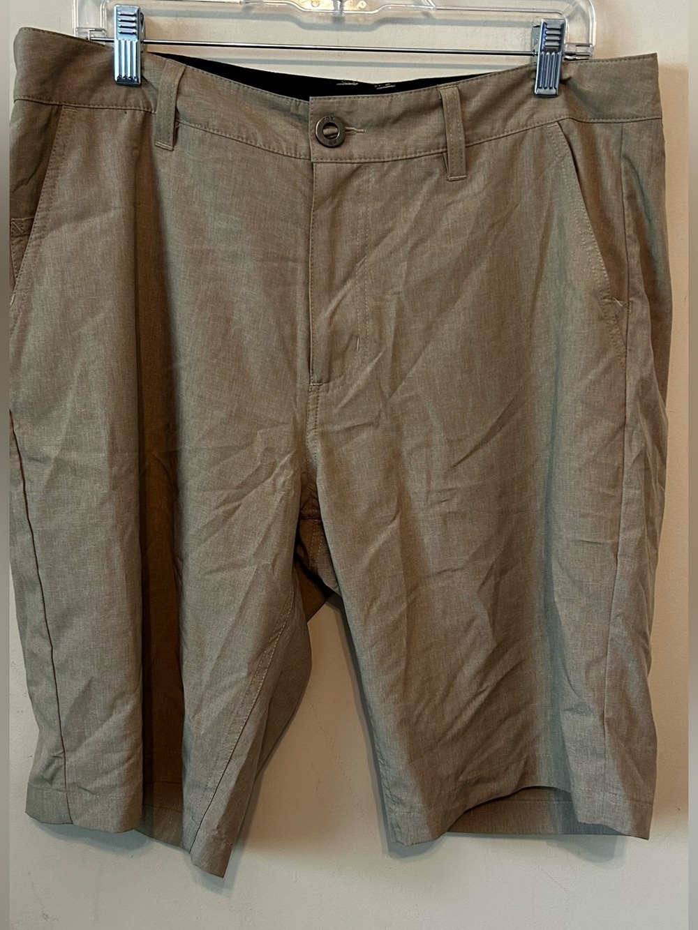 Fox Racing Performance Shorts Essex 3.0 Tan Size 36 Durable Front Pockets